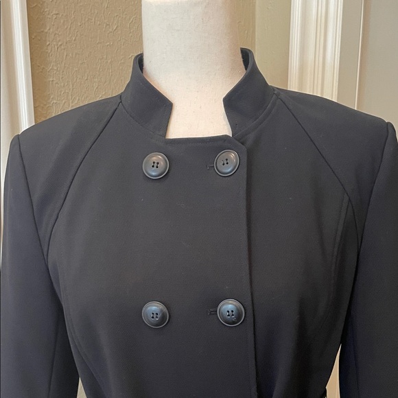 Halogen Detachable Cape Long Sleeve Jacket Black M - Picture 5 of 16